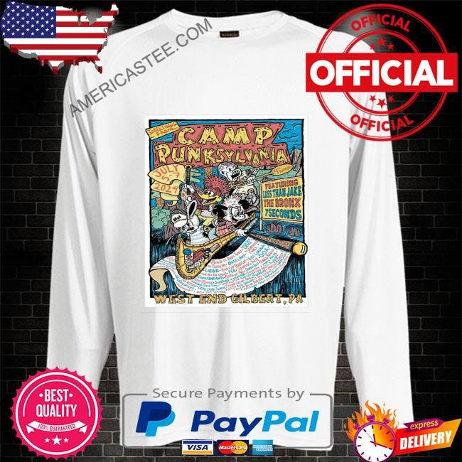 Camp punksylvania july 5-7 2024 west end in gilbert pa poster shirt