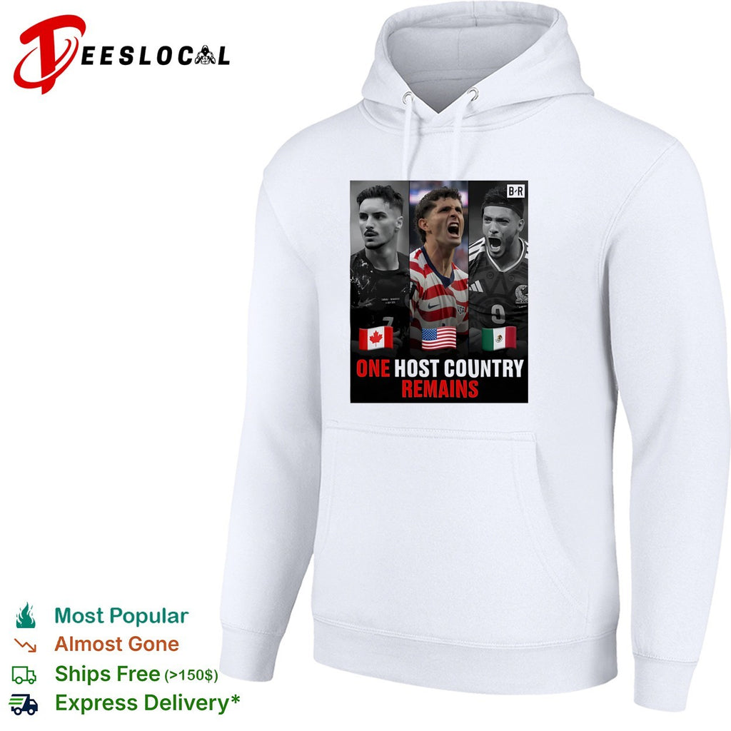 Canada USA Mexico World Cup 2026 one host country remains shirt