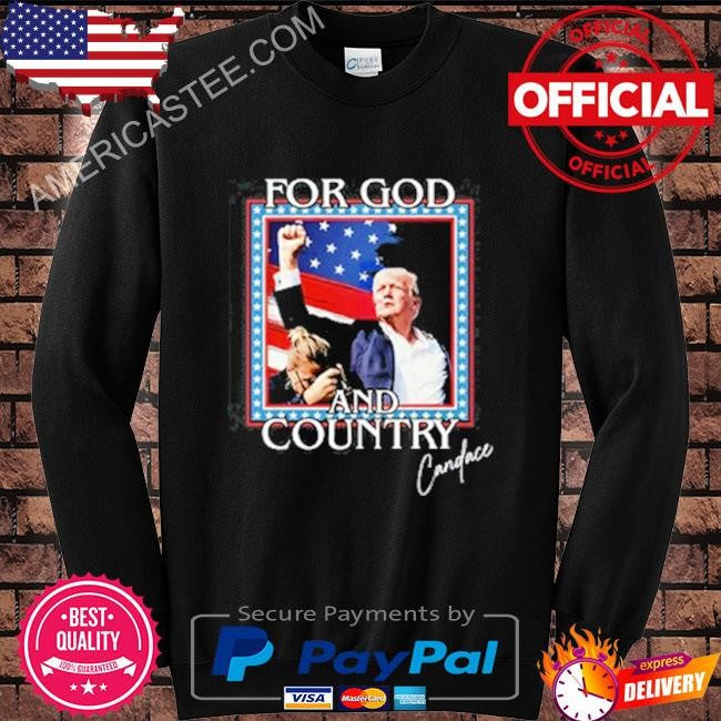 Candace Owens For God And Country Trump Shirt