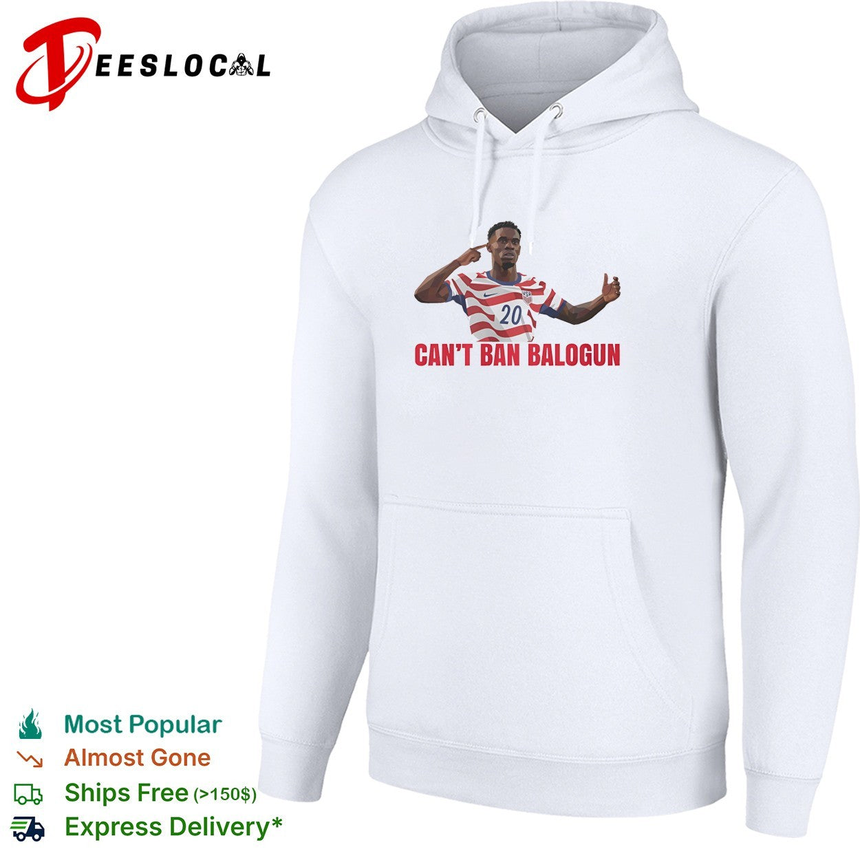 Can’t ban Folarin Balogun because his having Trump meme shirt