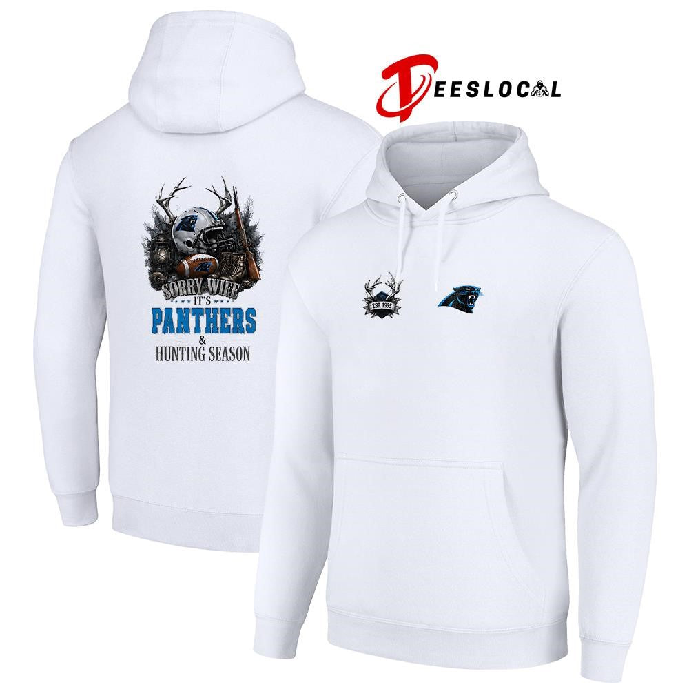Carolina Panthers sorry wife it’s hunting season deer shirt