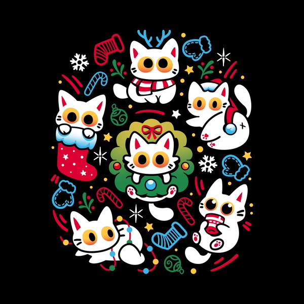 Cats Gone Christmas Funny Kittens