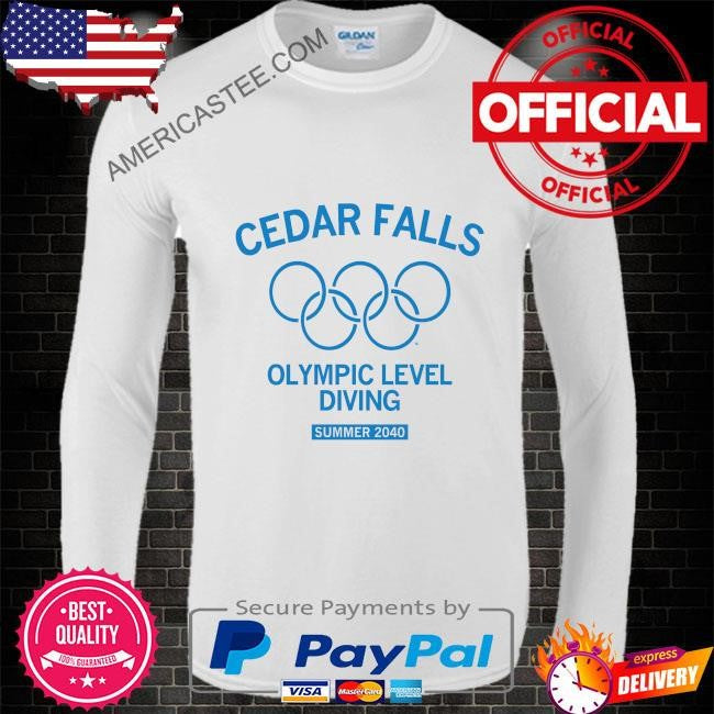 Cedar falls olympic level diving. summer 2040 shirt
