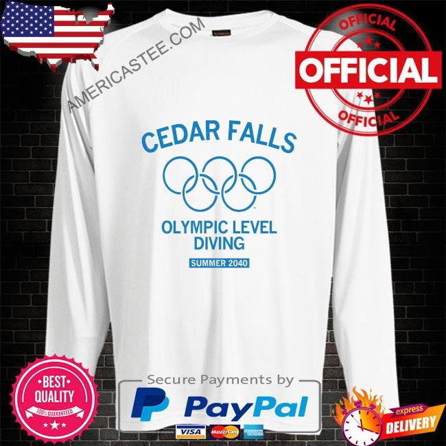 Cedar falls olympic level diving. summer 2040 shirt
