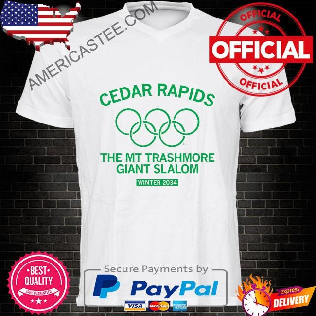 Cedar rapids the mt trashmore giant slalom. winter 2034 shirt