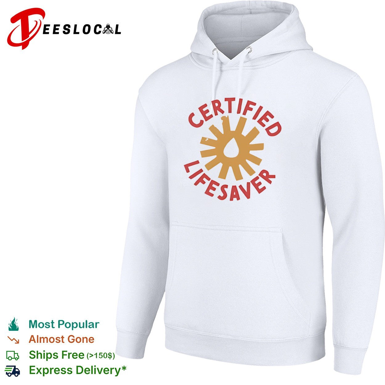 Certified lifesaver sun drop shirt