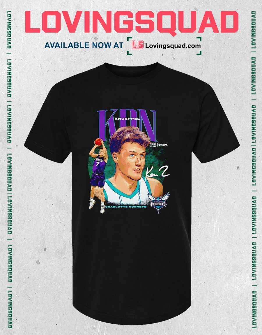 Charlotte Hornets Player Kon Knueppel Signature Shirt