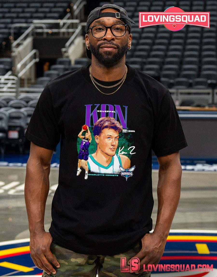 Charlotte Hornets Player Kon Knueppel Signature Shirt