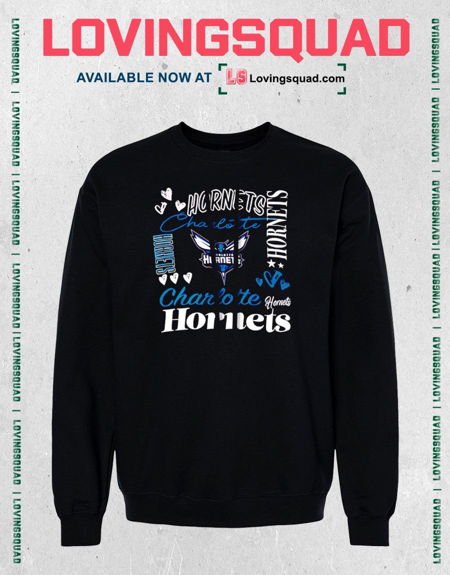 Charlotte Hornets Team Collage Graphic Shirt
