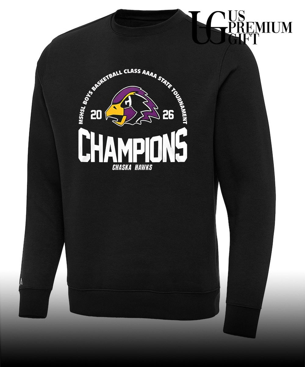 Chaska Hawks MSHSL Boys Basketball Class AAAA State Tournament Champions