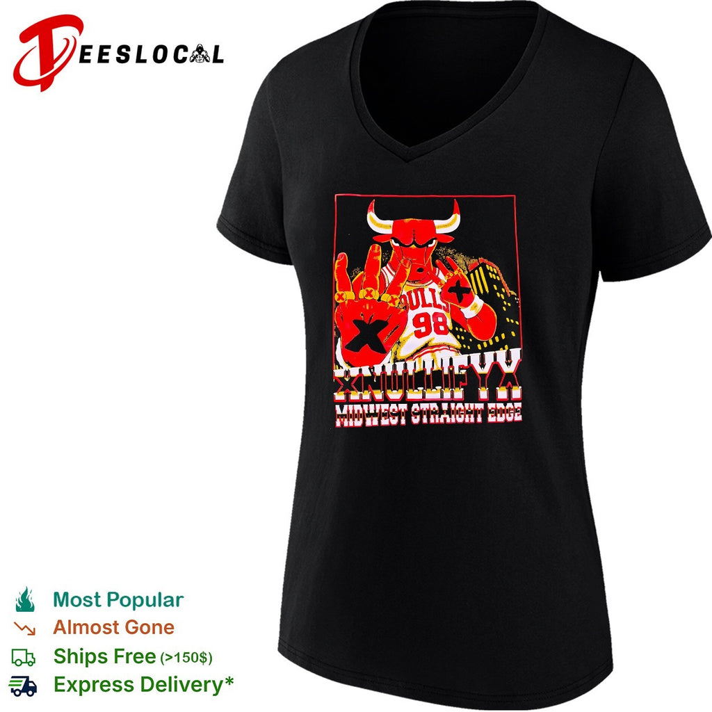 Chicago Bulls Xnullieyy Midwest Straight Edge number 98 shirt