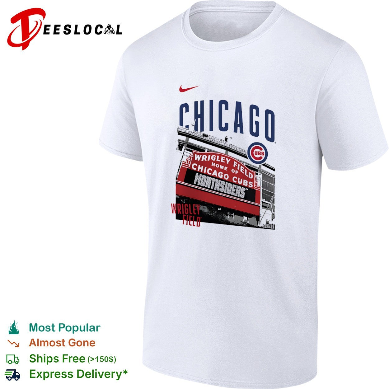 Chicago Cubs Wrigley Field Home of Northsiders MLB shirt