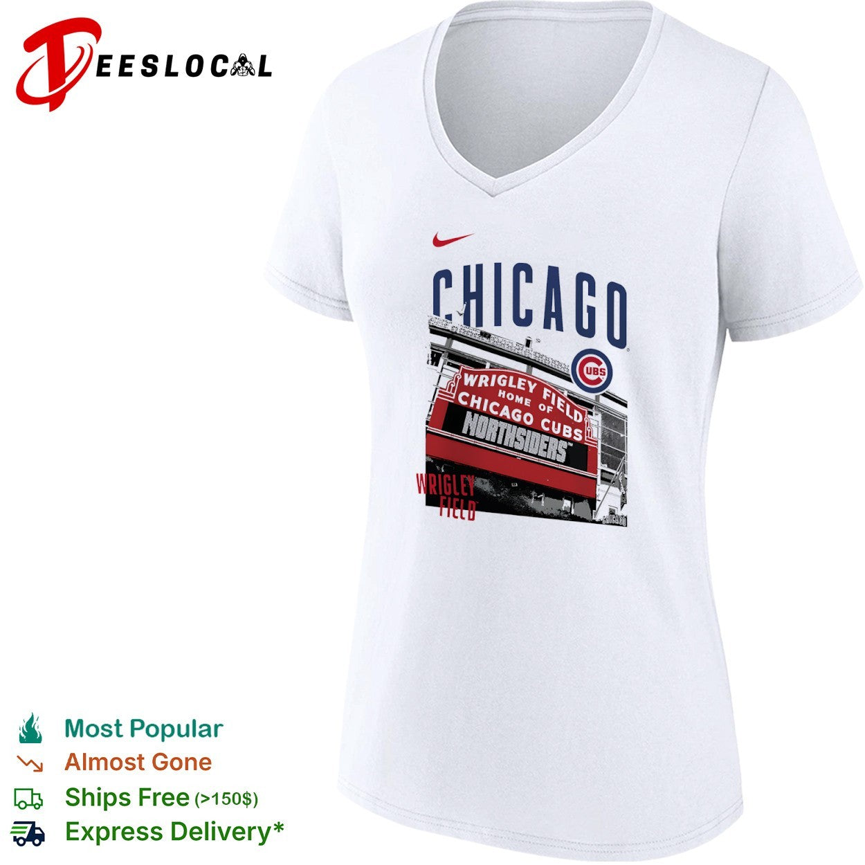 Chicago Cubs Wrigley Field Northsiders Major League Baseball shirt