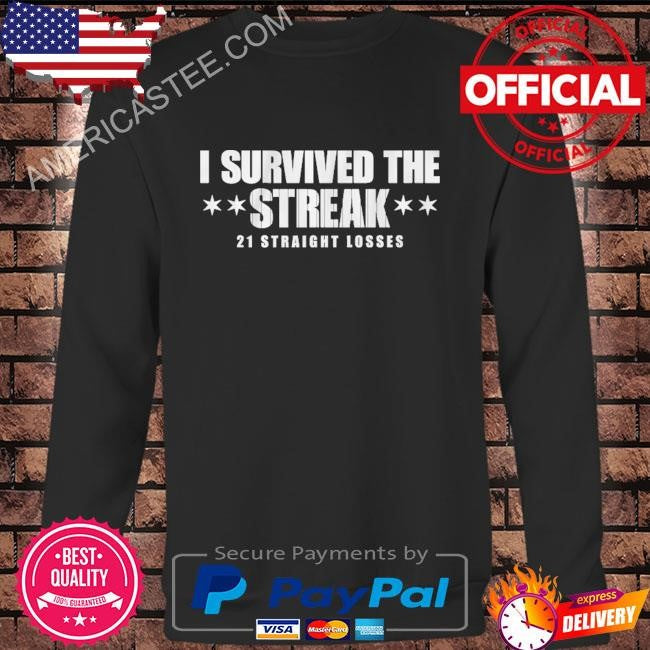Chicago I survived the streak shirt