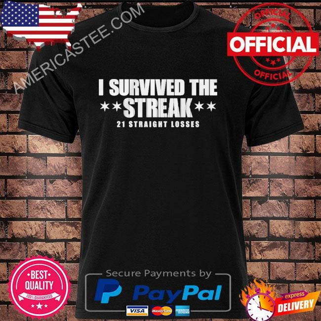 Chicago I survived the streak shirt