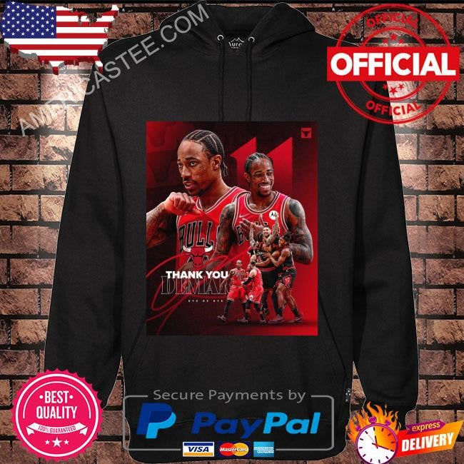 Chicago bulls demar derozan thank you for everything shirt