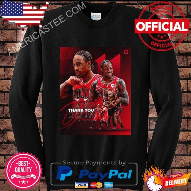 Chicago bulls demar derozan thank you for everything shirt