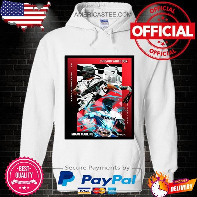 Chicago white sox vs miami marlins jul 5-7 2024 loandepot park miami fl poster shirt