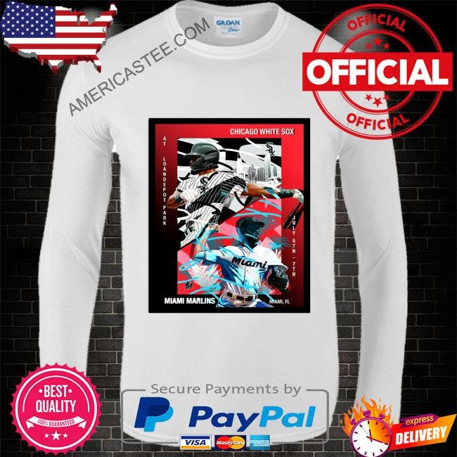 Chicago white sox vs miami marlins jul 5-7 2024 loandepot park miami fl poster shirt