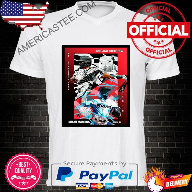 Chicago white sox vs miami marlins jul 5-7 2024 loandepot park miami fl poster shirt