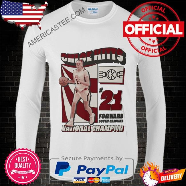 Chloe Kitts 21 Forward South Carolina National Champions shirt