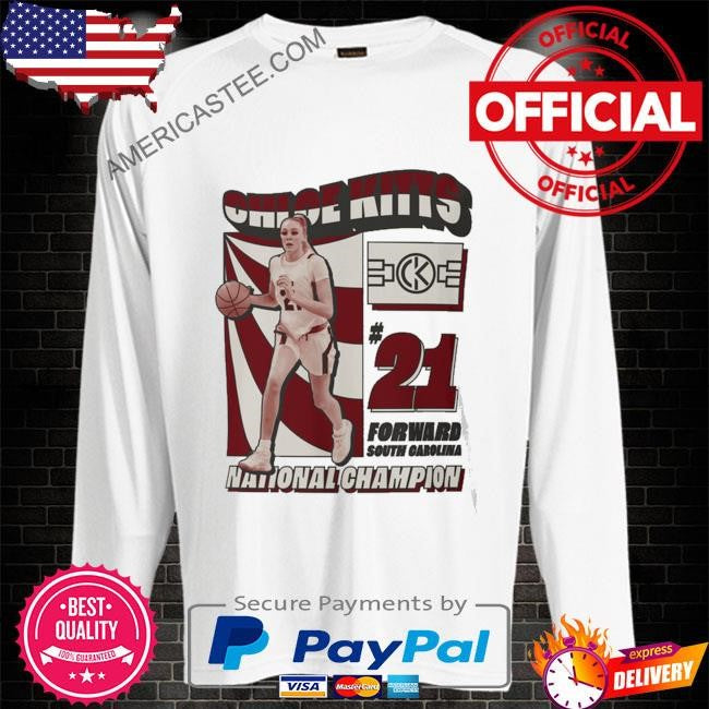 Chloe Kitts 21 Forward South Carolina National Champions shirt