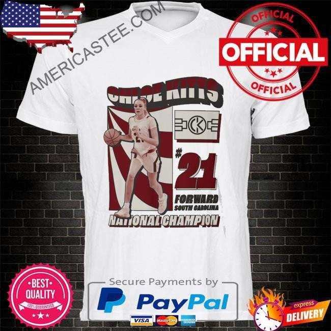 Chloe Kitts 21 Forward South Carolina National Champions shirt