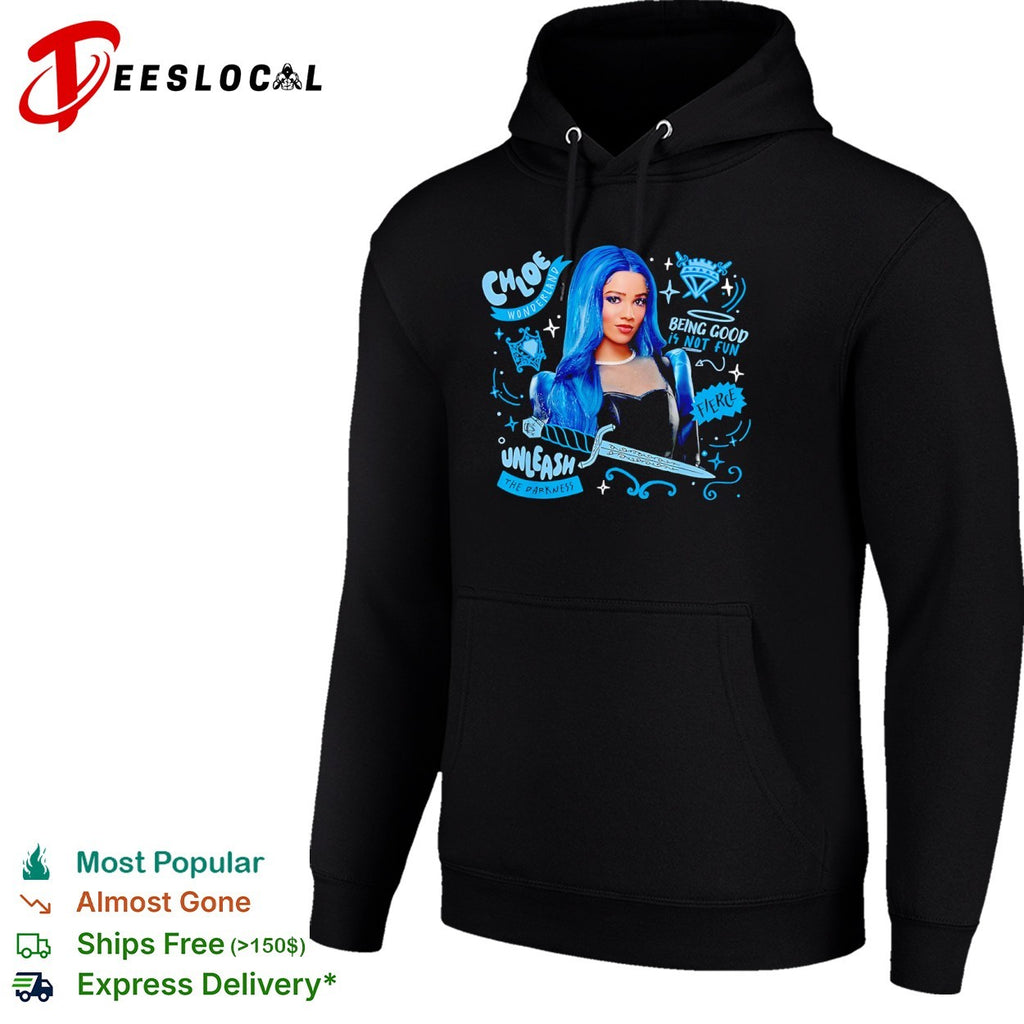 Chloe Wonderland Descendants The Rise of Red Chloe Unleash the Darkness Fierce shirt