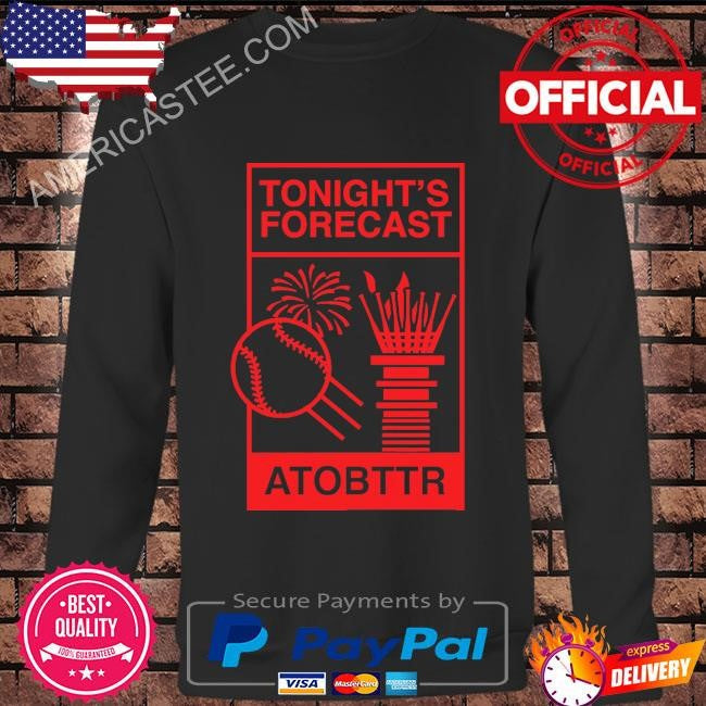 Cincinnati baseball weather report shirt
