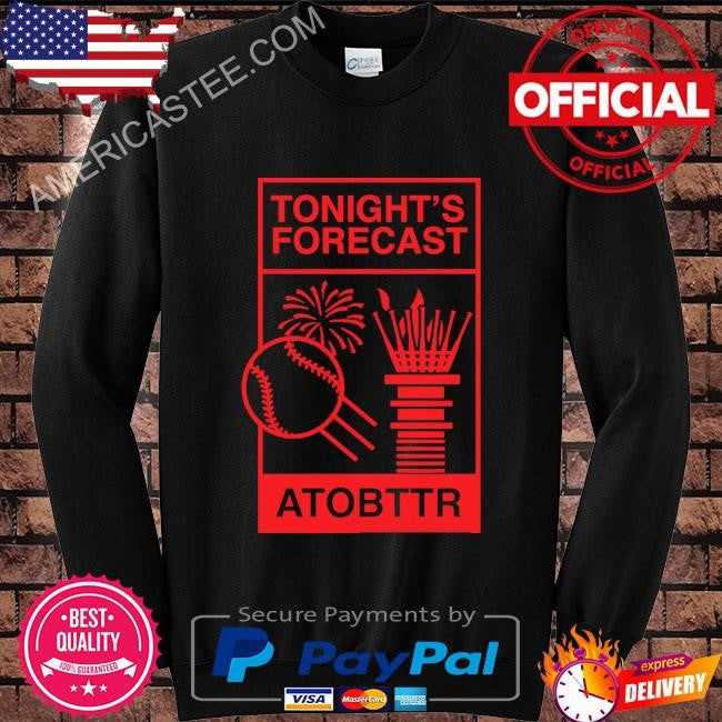 Cincinnati baseball weather report shirt