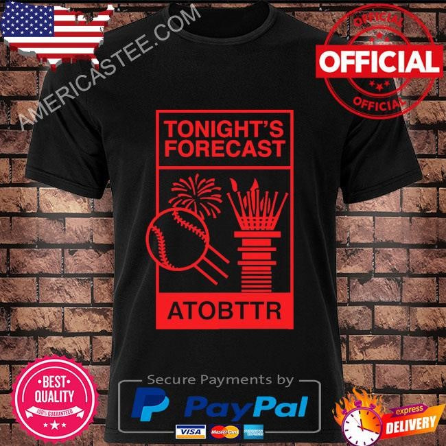 Cincinnati baseball weather report shirt