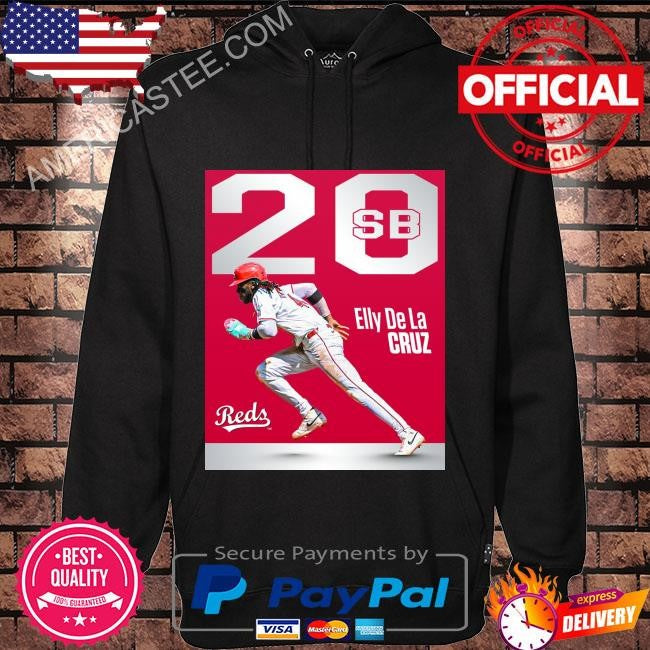 Cincinnati reds the first player to 20 and 21 stolen bases is elly de la cruz shirt