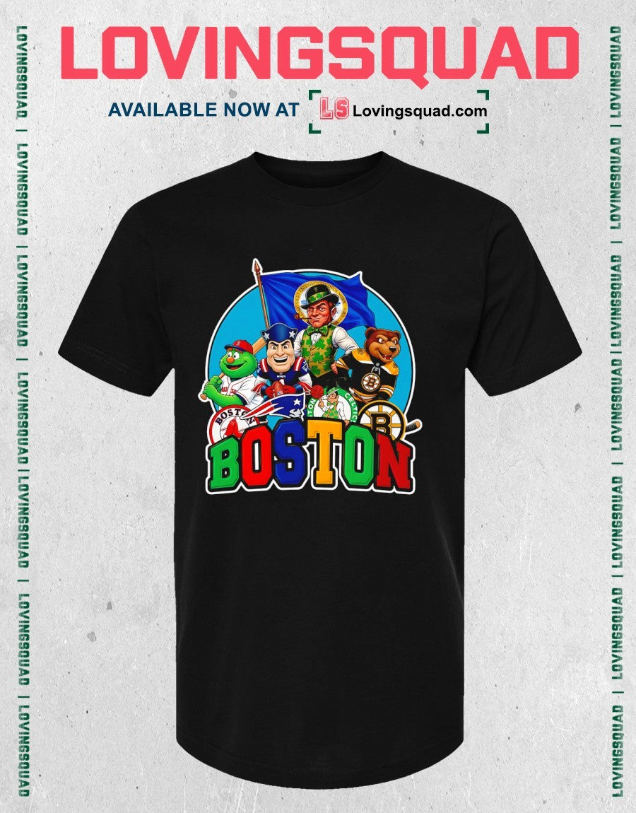 City Series Boston Mascots Graphic Shirt
