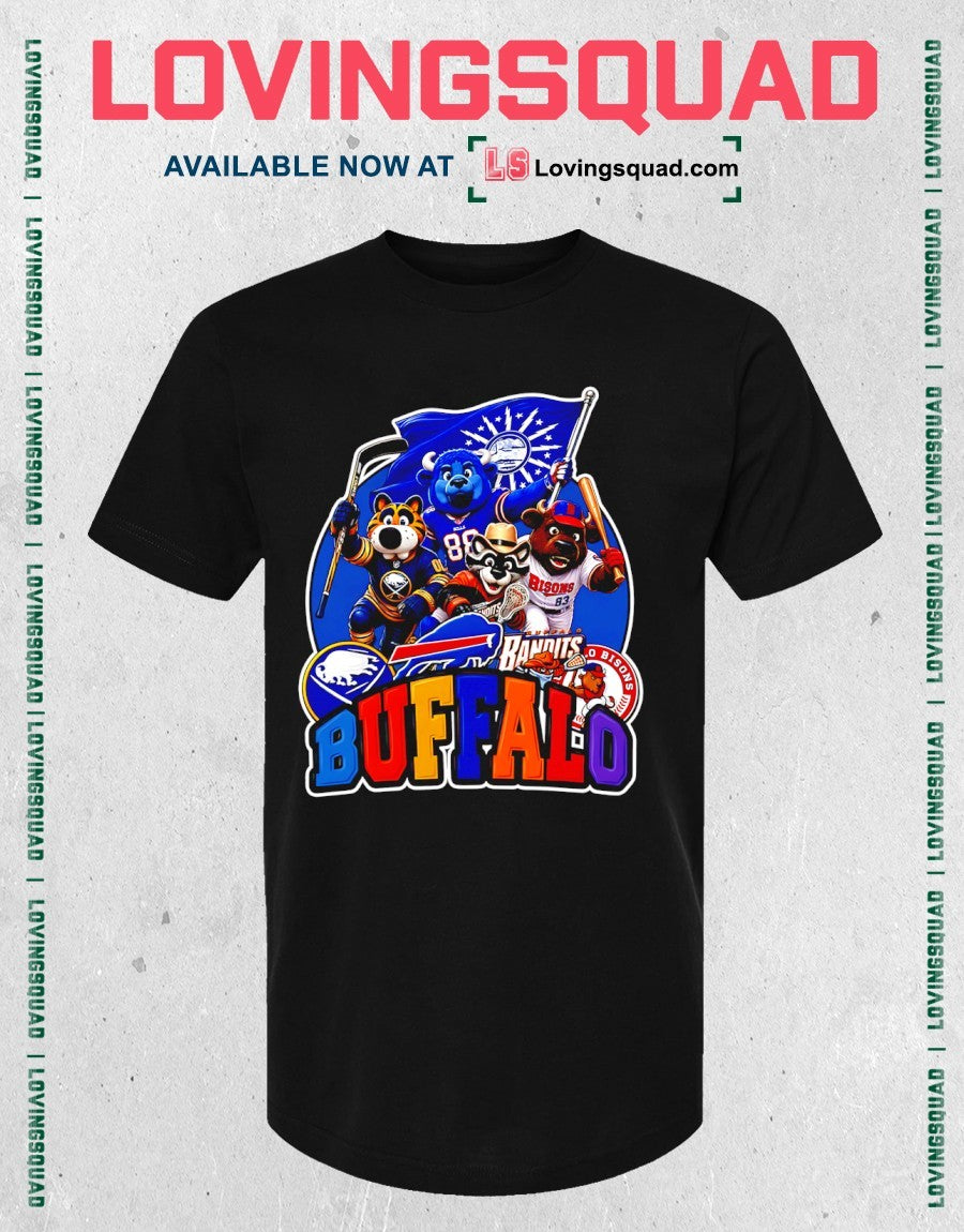 City Series Buffalo Mascots Graphic Shirt