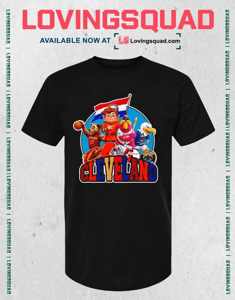 City Series Cleveland Mascots Graphic Shirt