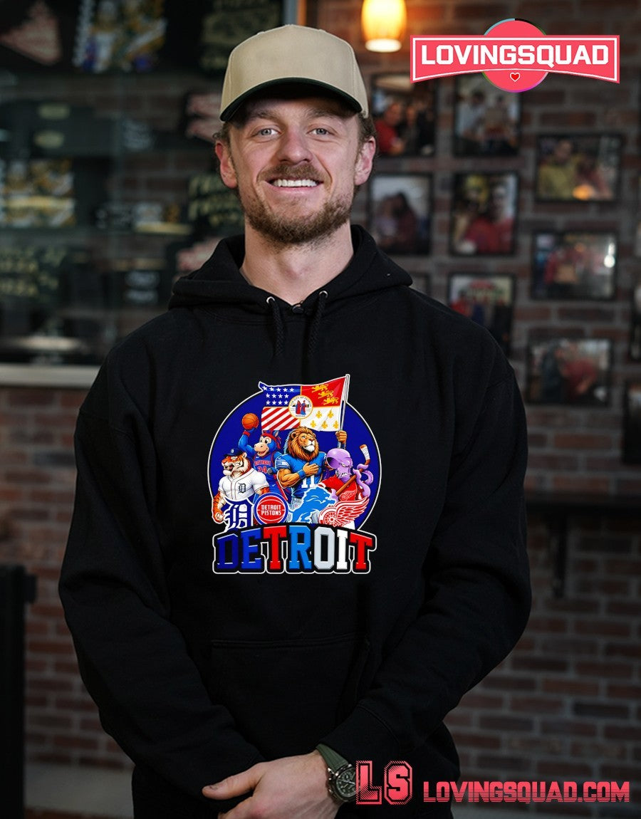 City Series Detroit Mascots Graphic Shirt