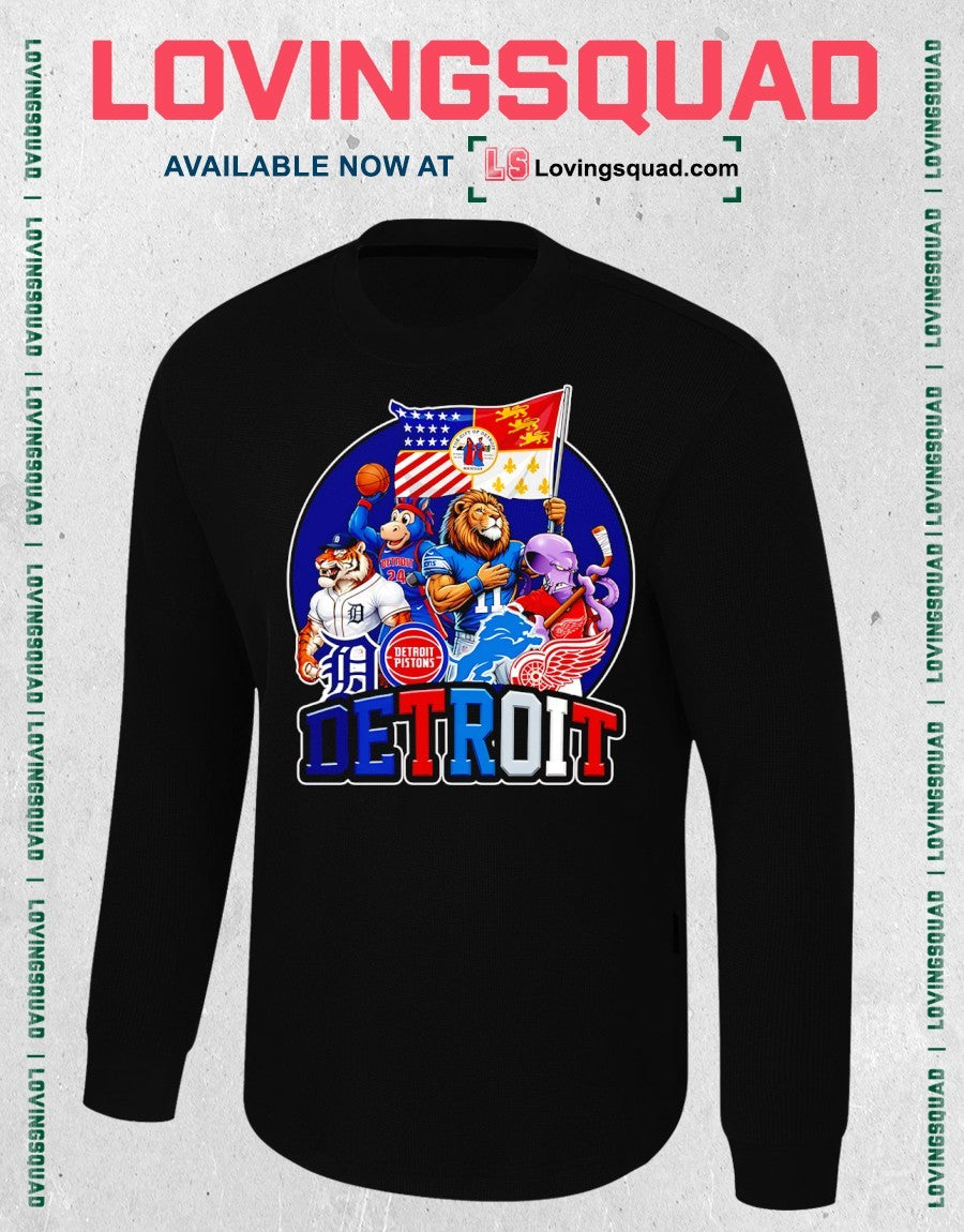 City Series Detroit Mascots Graphic Shirt