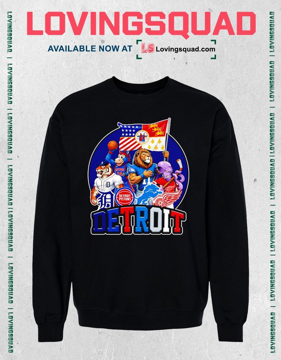 City Series Detroit Mascots Graphic Shirt