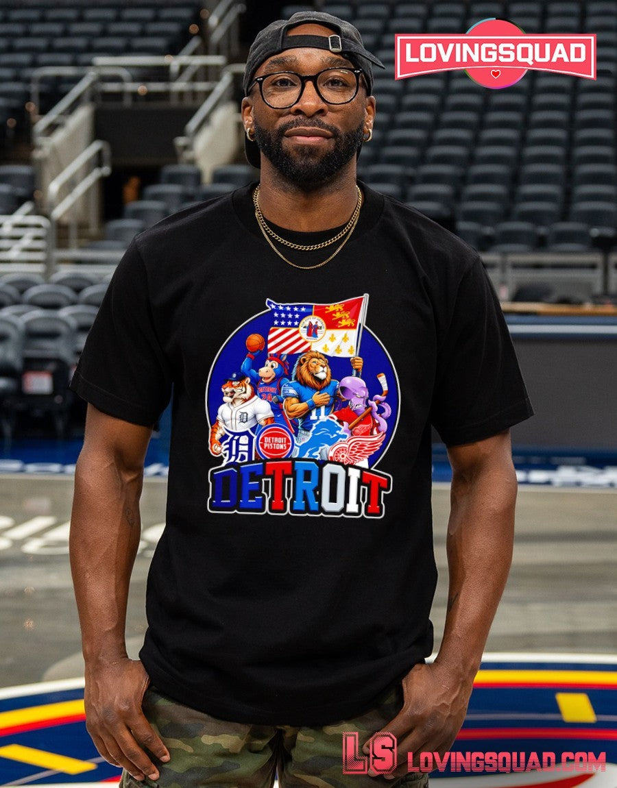 City Series Detroit Mascots Graphic Shirt