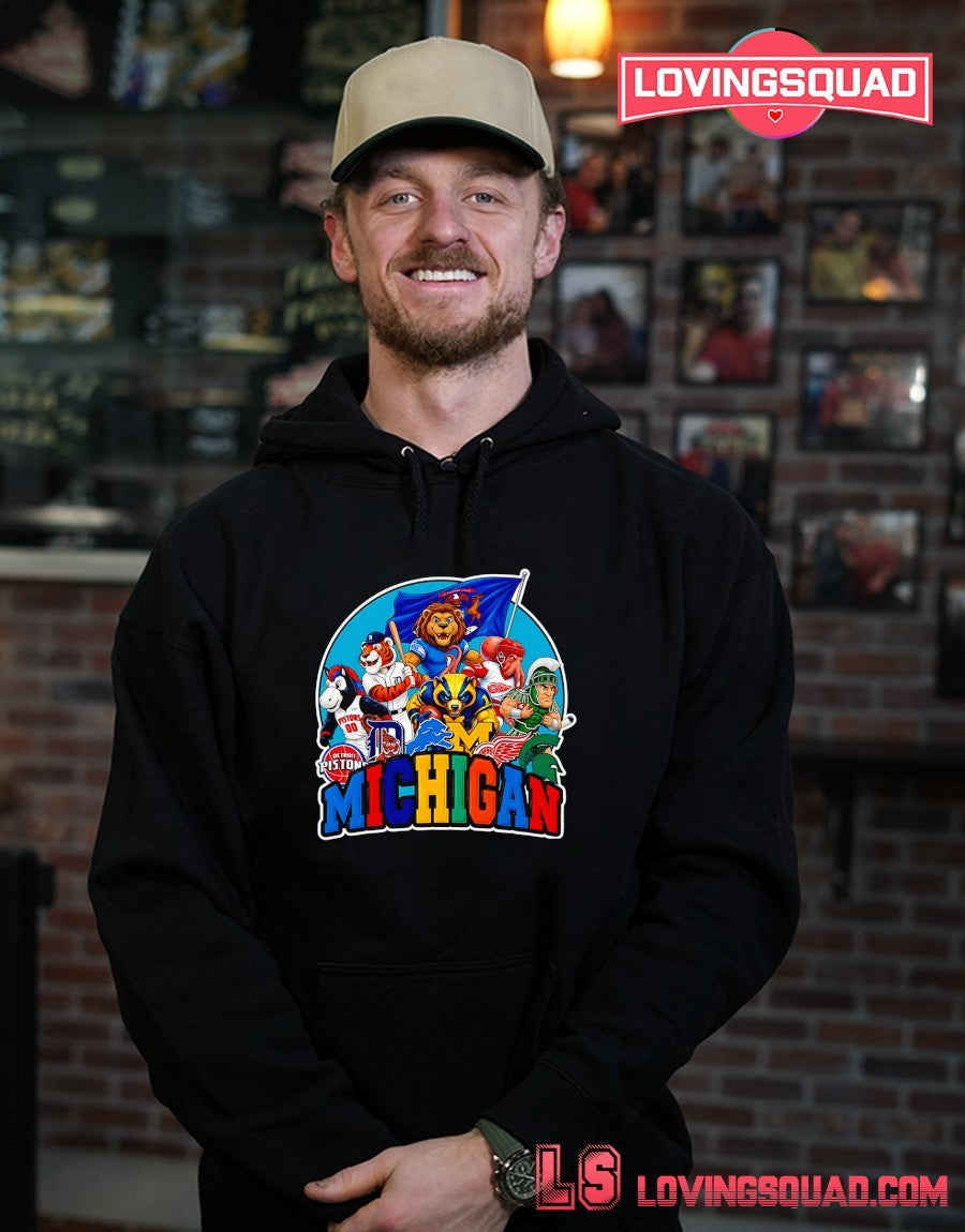 City Series Michigan Mascots Graphic Shirt