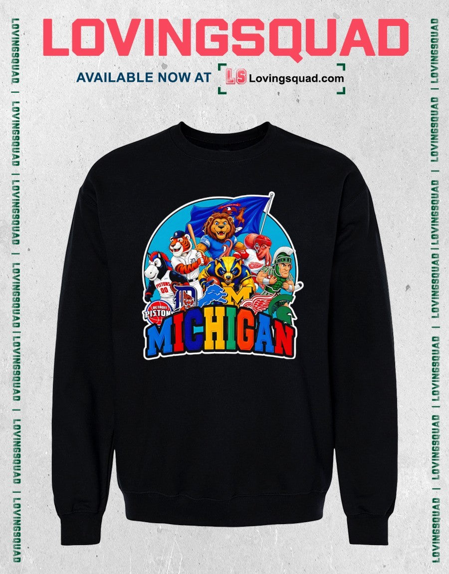City Series Michigan Mascots Graphic Shirt