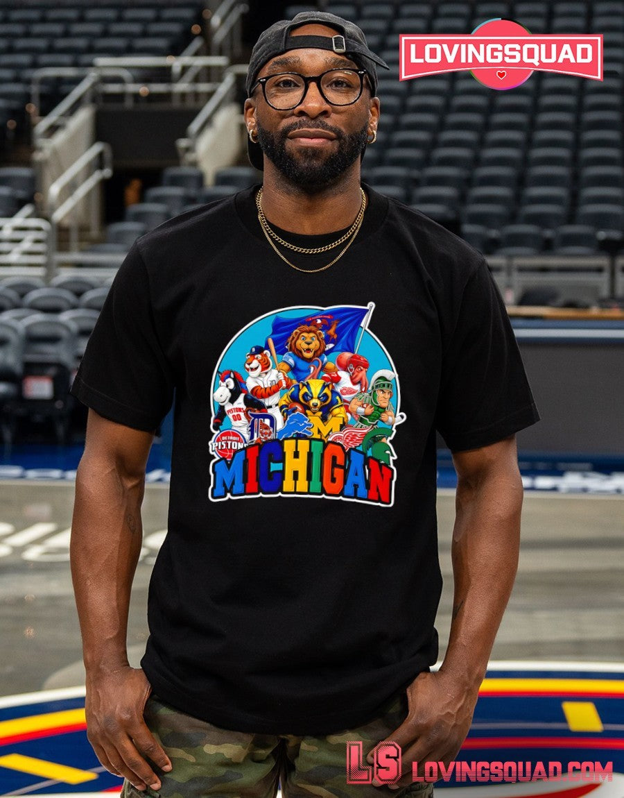 City Series Michigan Mascots Graphic Shirt