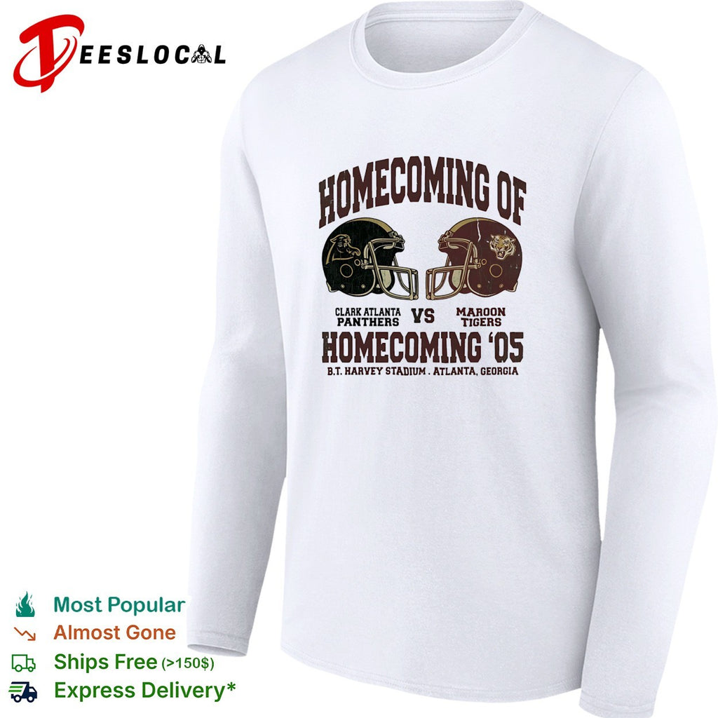 Clark Atlanta Panthers vs Maroon Tigers homecoming 2005 BT Harvey Stadium shirt