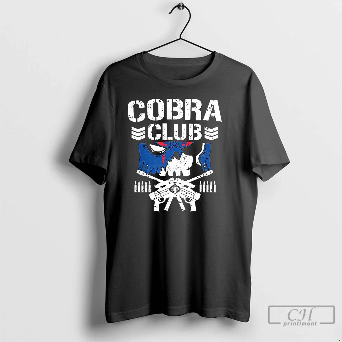 Classic Cobra Club Skull Crossed Guns T-Shirts, Hoodie, Sweatshirt