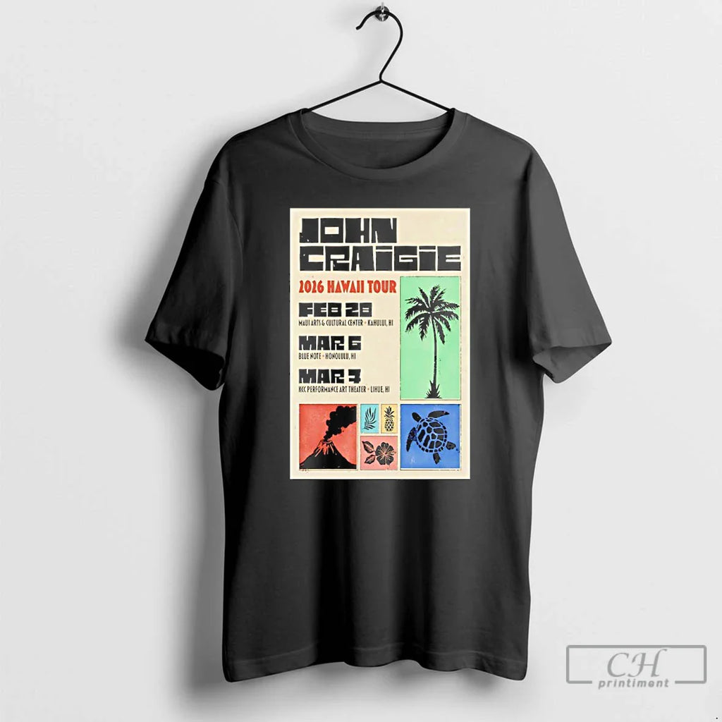 Classic John Craigie Hawaii Tour 2026 T-Shirts, Hoodie, Sweatshirt