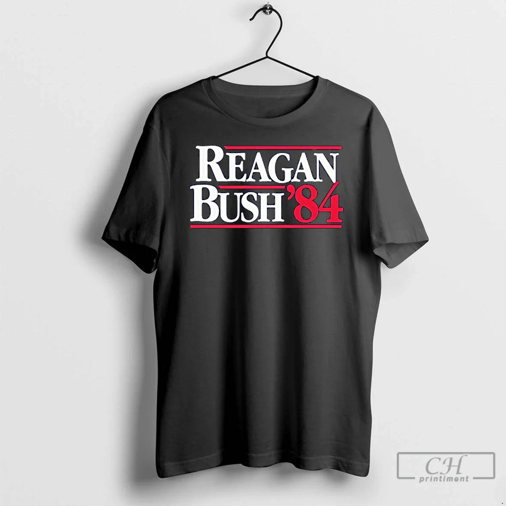 Classic Reagan Bush 84 Campaign Sticker T-Shirts, Hoodie, Sweatshirt