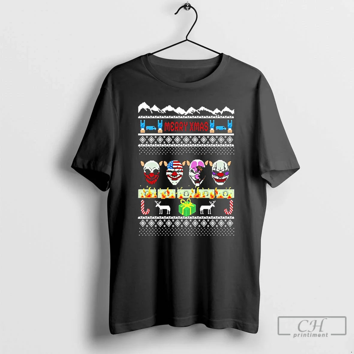 Classic Starbreeze Payday Merry Xmas T-Shirts, Hoodie, Sweatshirt