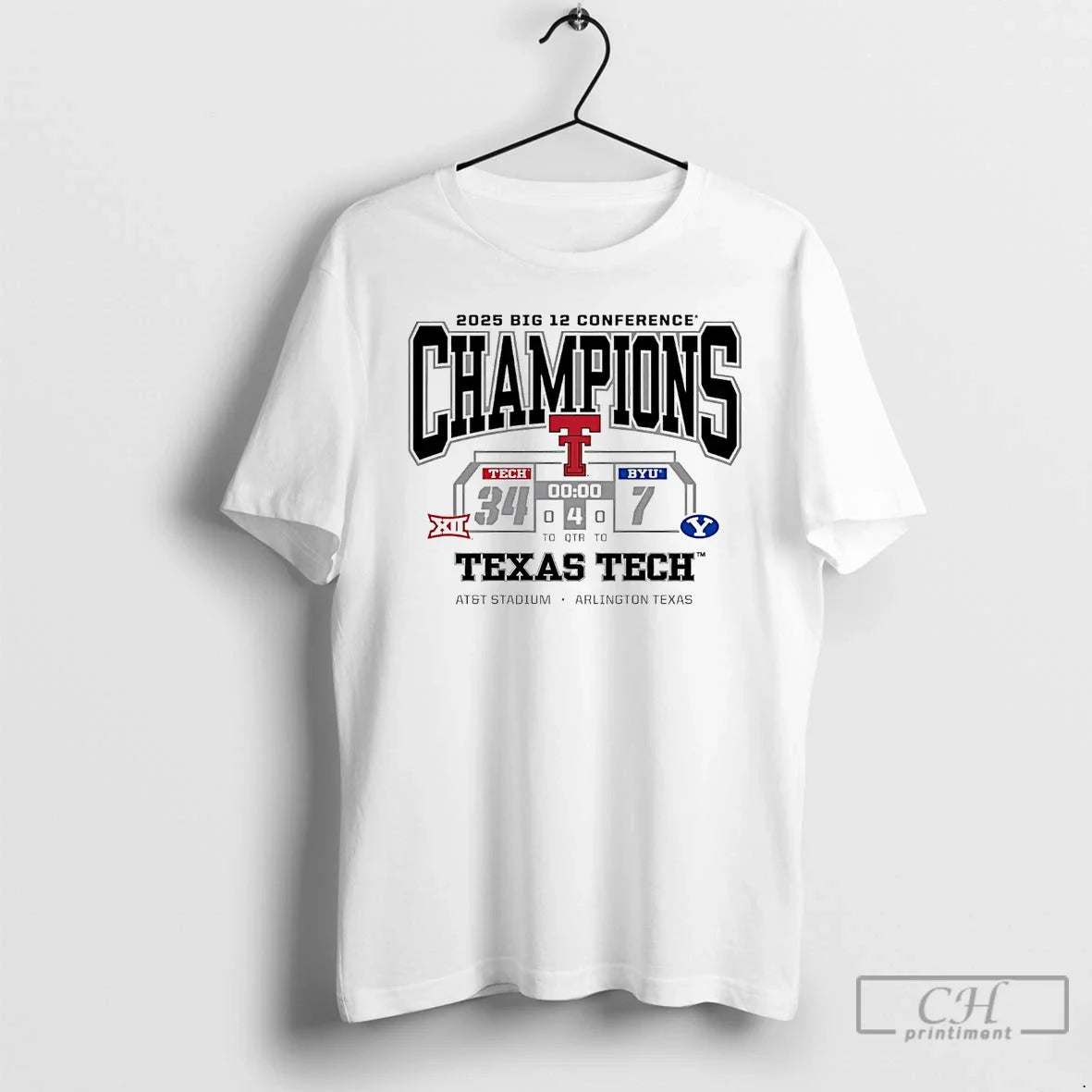Classic Texas Tech Football 2025 Big 12 Conference Champions Beat Byu Cougars T-Shirts, Hoodie, Sweatshirt