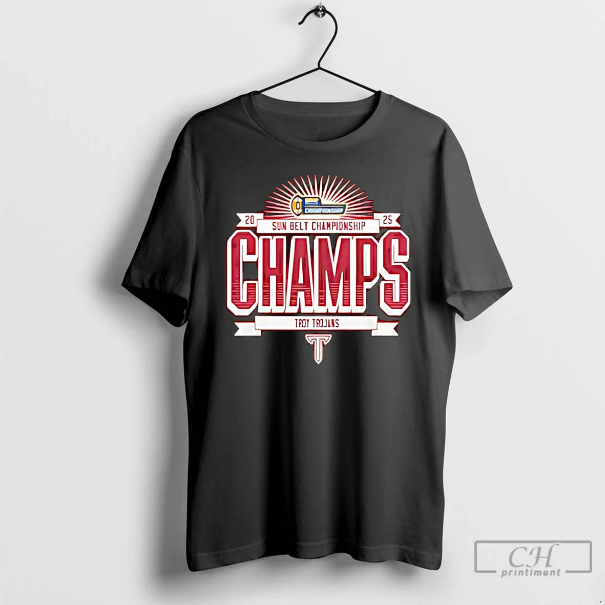 Classic Troy Football 2025 Sun Belt Championship T-Shirts, Hoodie, Sweatshirt