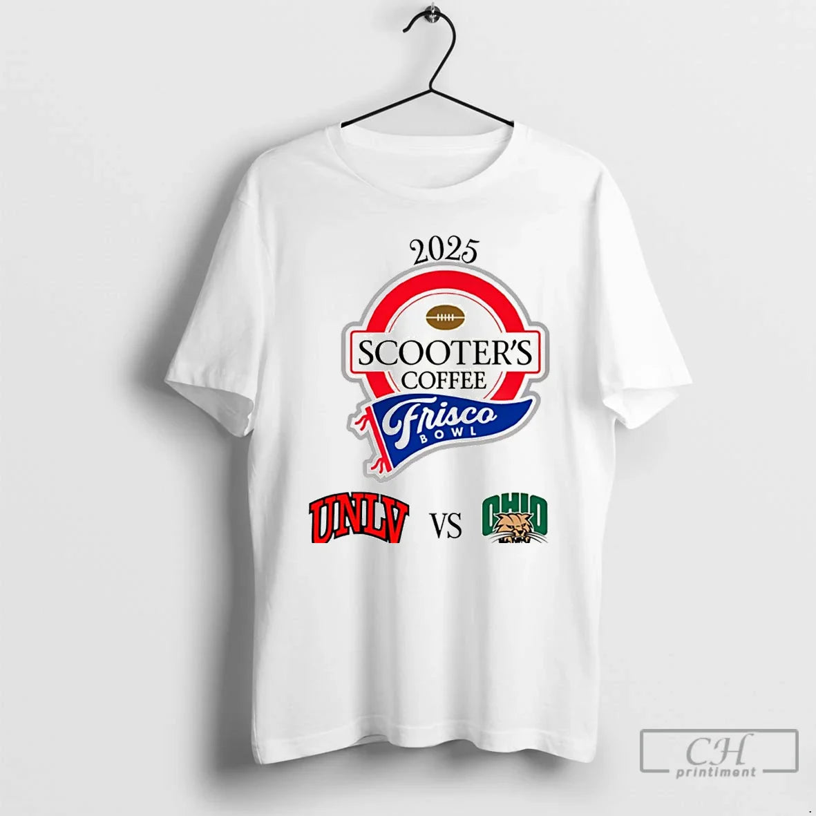 Classic Unlv Rebels Vs Ohio Bobcats 2025 Frisco Bowl T-Shirts, Hoodie, Sweatshirt